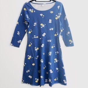 Fit & Flare Floral Jersey Knit Dress Old Nav S M L